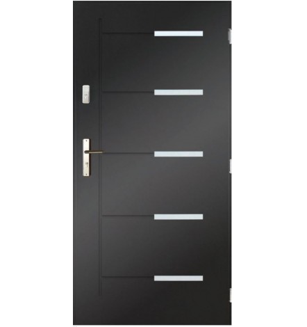 Porte d'entrée CANCUN 80 cm en acier inoxydable 