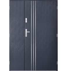 Puerta de entrada doble GAMO 80 x 40 cm antracita