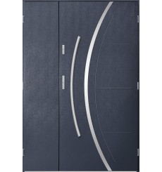 Puerta de entrada doble FELIX 80 x 40 cm antracita