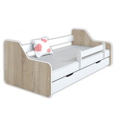 Letto per bambini DIONE rovere 80x160 cm