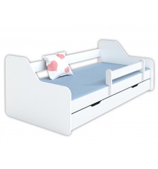 Cama de criança DIONE Branco 80x160 cm