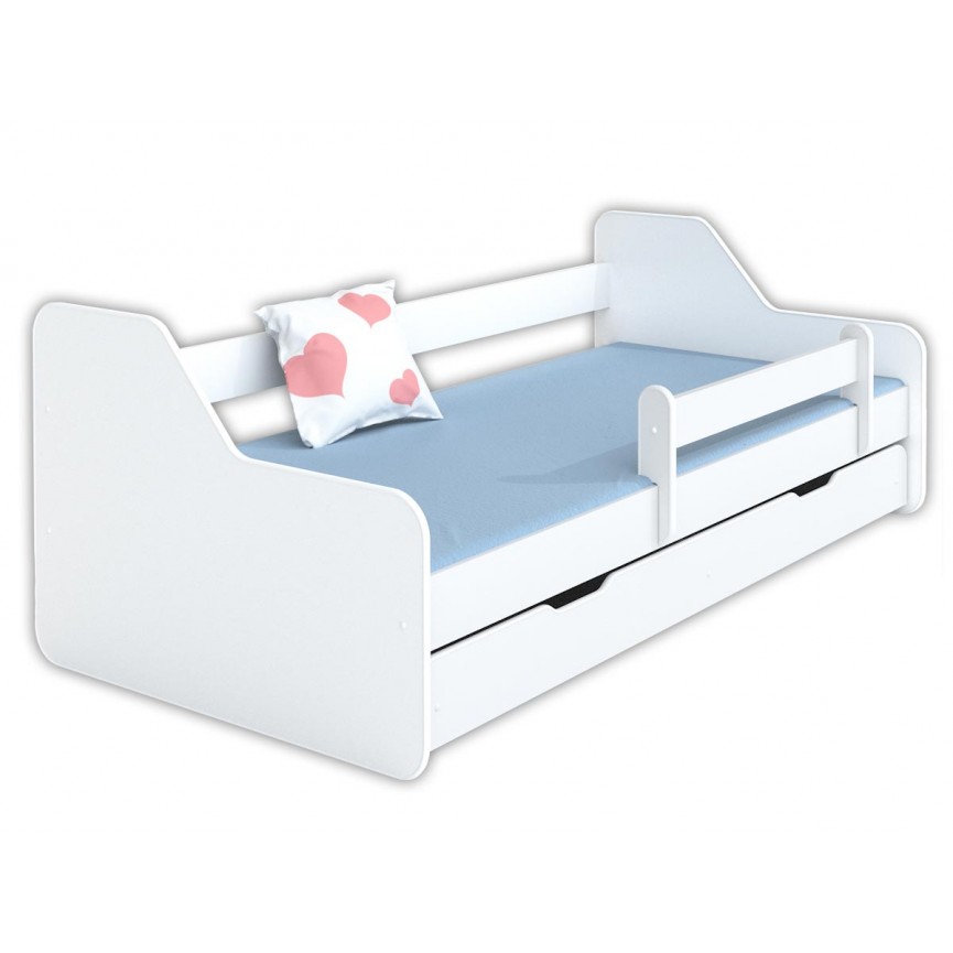 letto per bambini economico - Viva Discount - DIONE Bianco 80x160 cm