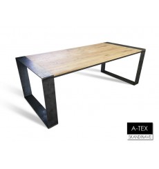 Table à manger en chêne massif A-TEX RUST DIN 220 cm
