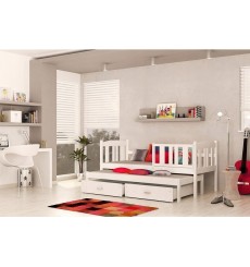 Paula 80x180 cm cama blanca