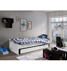 Letto NATALIA bianco con contenitore 90x200 cm 