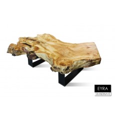 Table basse  en chêne massif EYRA 135 cm