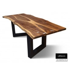 Table à manger en chêne massif URBAN-U-2, 220 cm