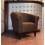 Fauteuil Club Monaco marron