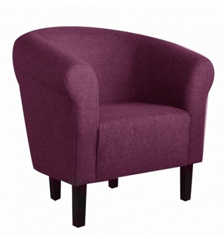 Fauteuil Club Monaco violet