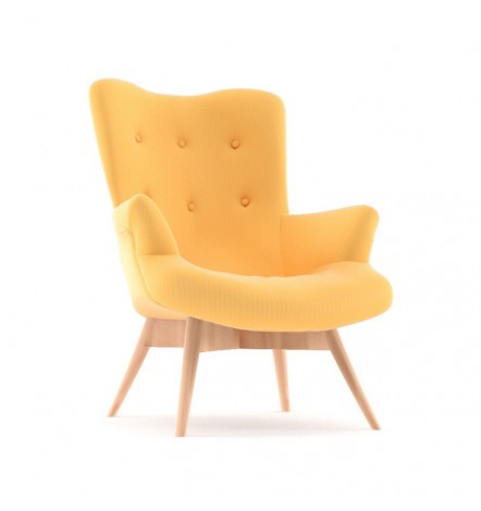 Fauteuil POLO jaune