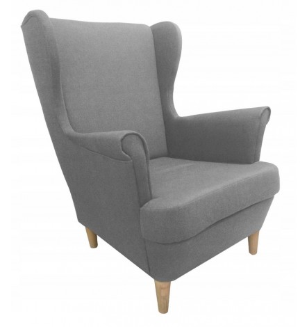 Fauteuil bergère ENNJA gris