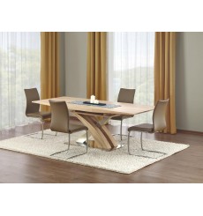Table extensible SANDOR chêne 160-220/90/75 cm,