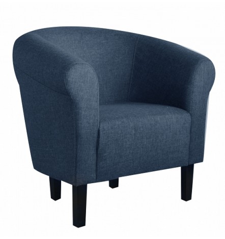 Fauteuil Club Monaco bleu